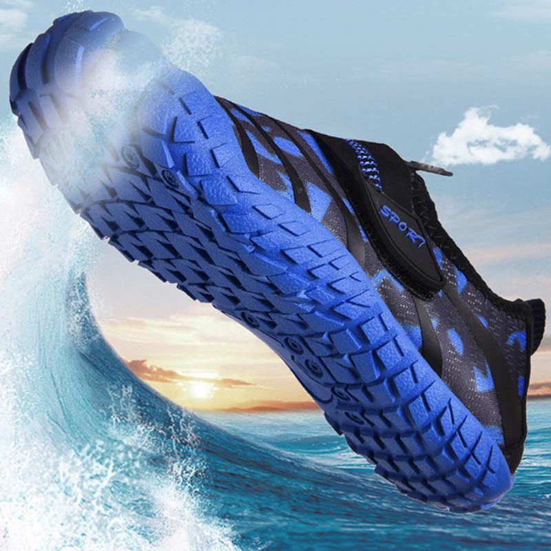 Boy Girl Comfortable Barefoot Water Shoes Elastic Childrens Non Slip Breathable Beach Aqua Shoe Quick-Dry Wading Shoes Outdoor