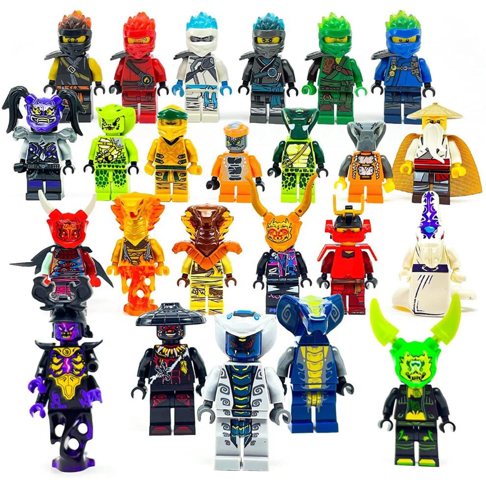 24 Pieces Ninja Daredevil Building Block Playset Anime Ninja Image Building Block Set, Christmas Birthday Gift for Kids