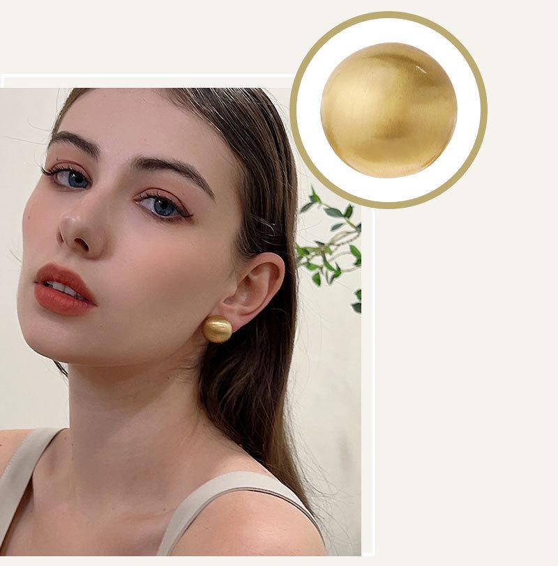 Yang Caiyu Stil Hohle Silberne Halbkreis-Ohrringe: Originell, Elegant, Schlichte Sommer-Ohrstecker