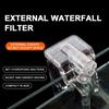 Aquarium Hang On Filter USB Power Interface Mini Filter 2.5W Waterfall Filtration System for Small Aquarium Fish Tank