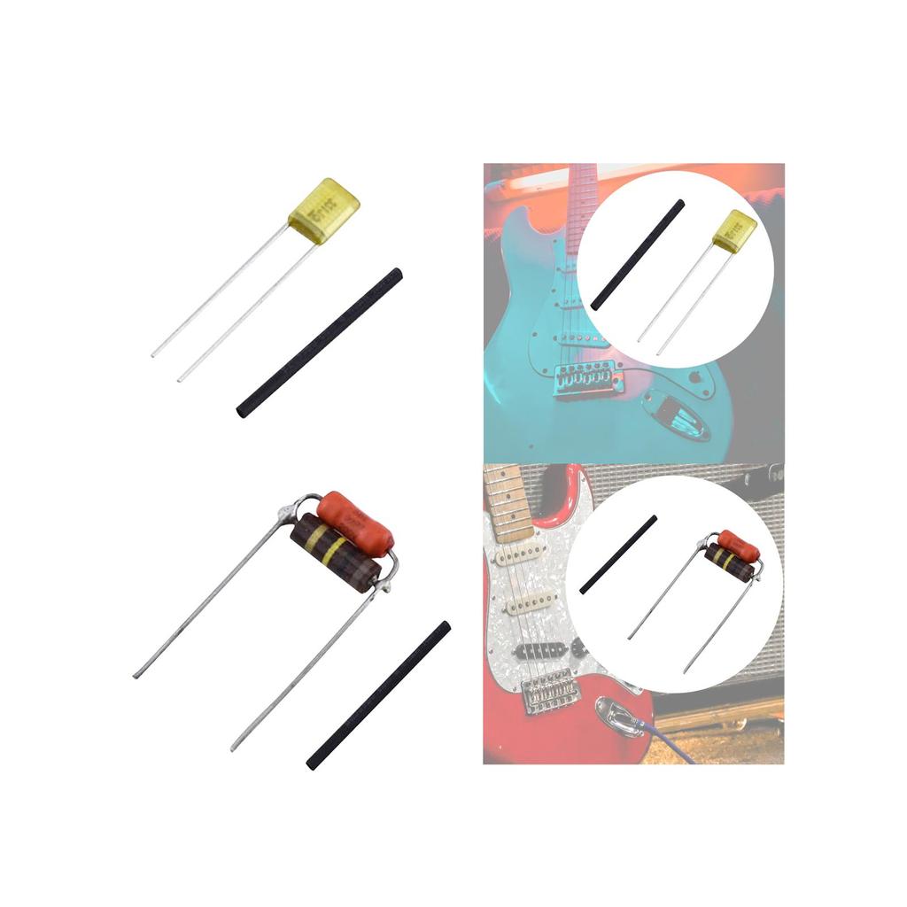 Highly Frequencies Compensation Filter Capacitor Electric Guitar High Pitch Volumes Bleeds Circuit Kits Easy Installation