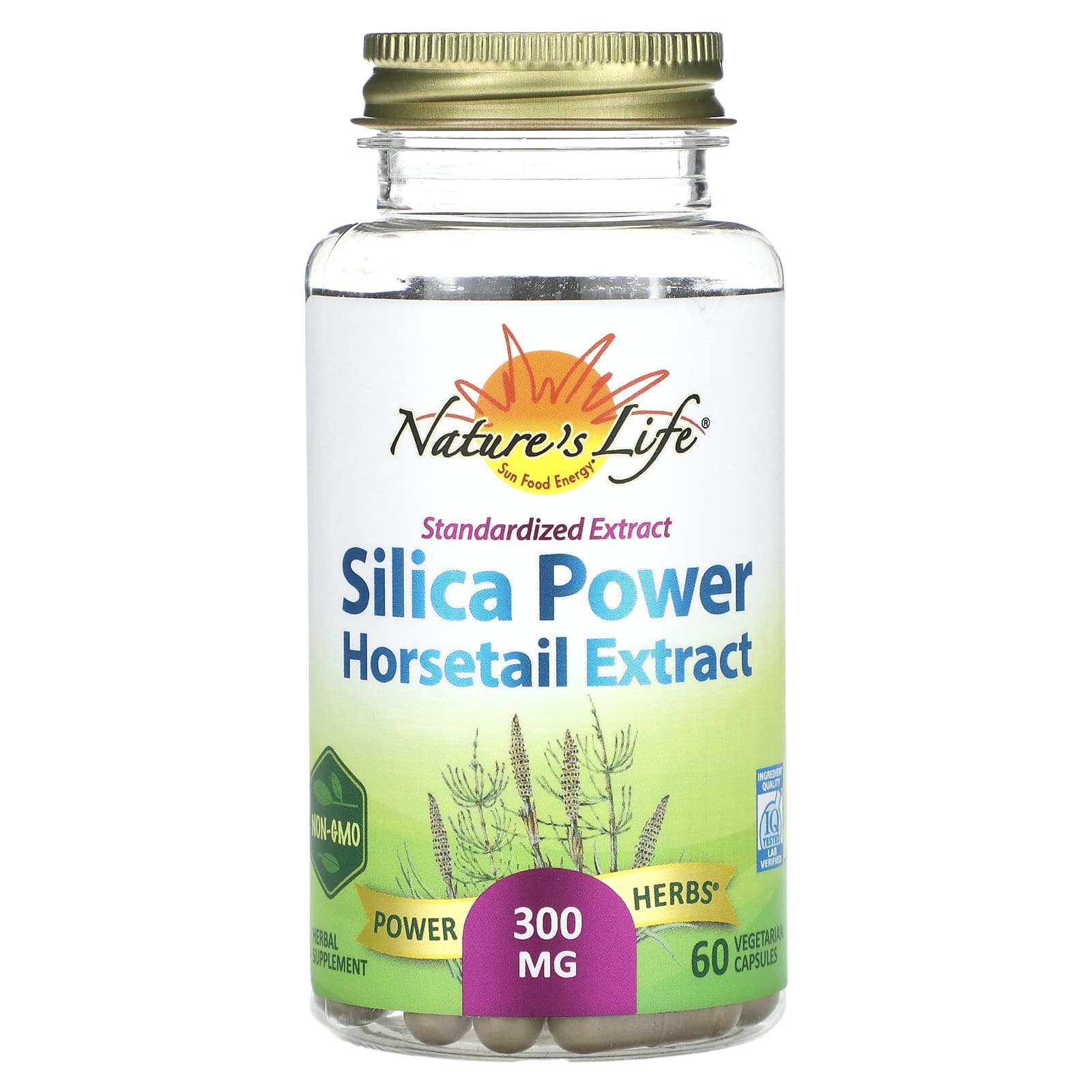 

Nature S Life, Silica Power Soybean Extract, 300Mg, 60 Veggie Caps