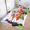 1Pc The Powerpuff Girls Printed rectangle carpet, home door mat, outdoor travel protection carpet A1