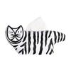 Yousheng Tissue Box, Striped Cat Shape Dispenser, with Ample Interior Space Vinyl Tissue Case, Compact Decorative Durable Paper
