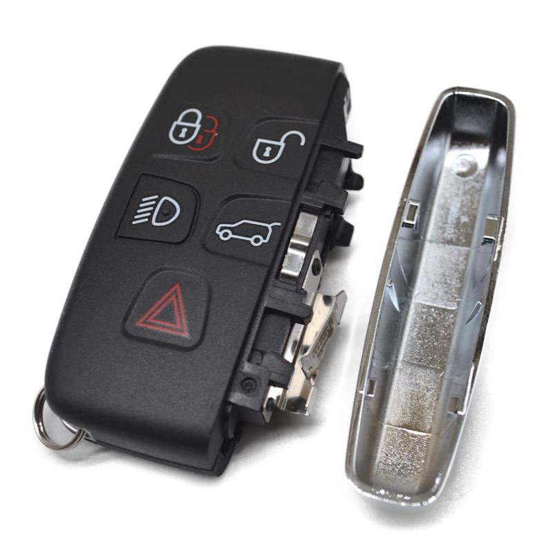 Car Key Shell 5Buttons for Jaguar XJ XF XE F Land Rover Range Rover Sport Evoque Vogue KOBJTF10A Remote Key Case Blank