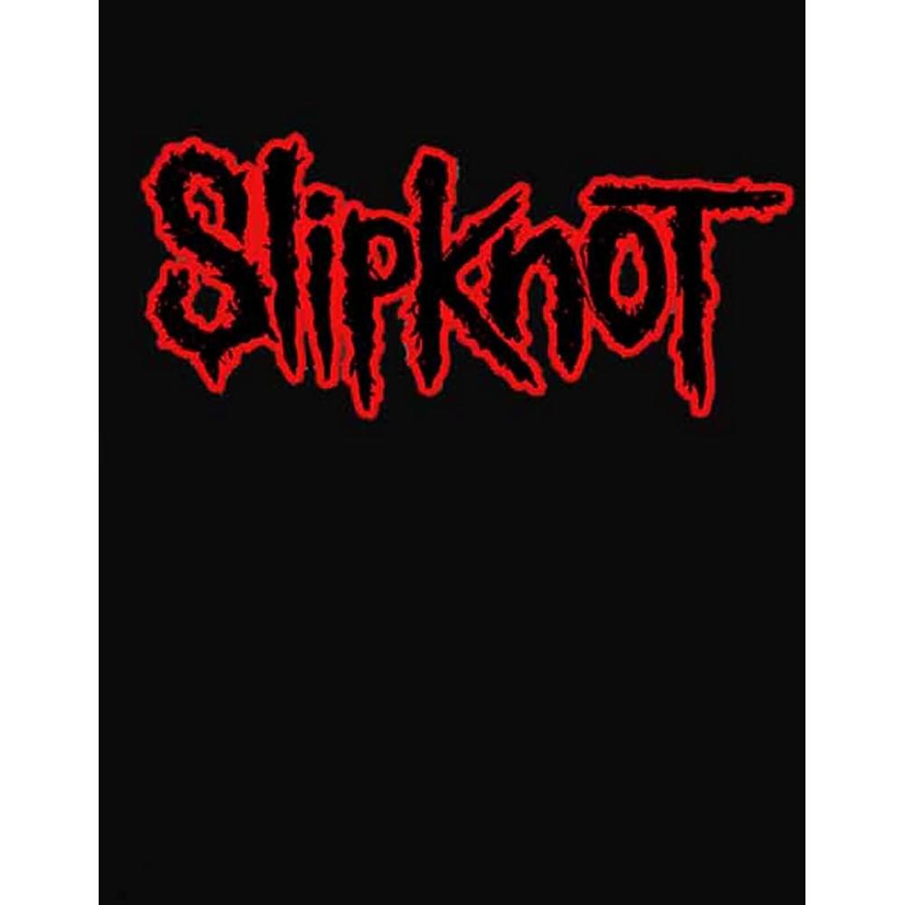 Slipknot Unisex mikina s kapucí pro dospělé s potiskem loga na zádech