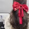 Bow Ribbon Barrette For Women Girls Simple Bow Hairpins Wedding Hair Accessories Elegant Temperament Hair Clips Gifts