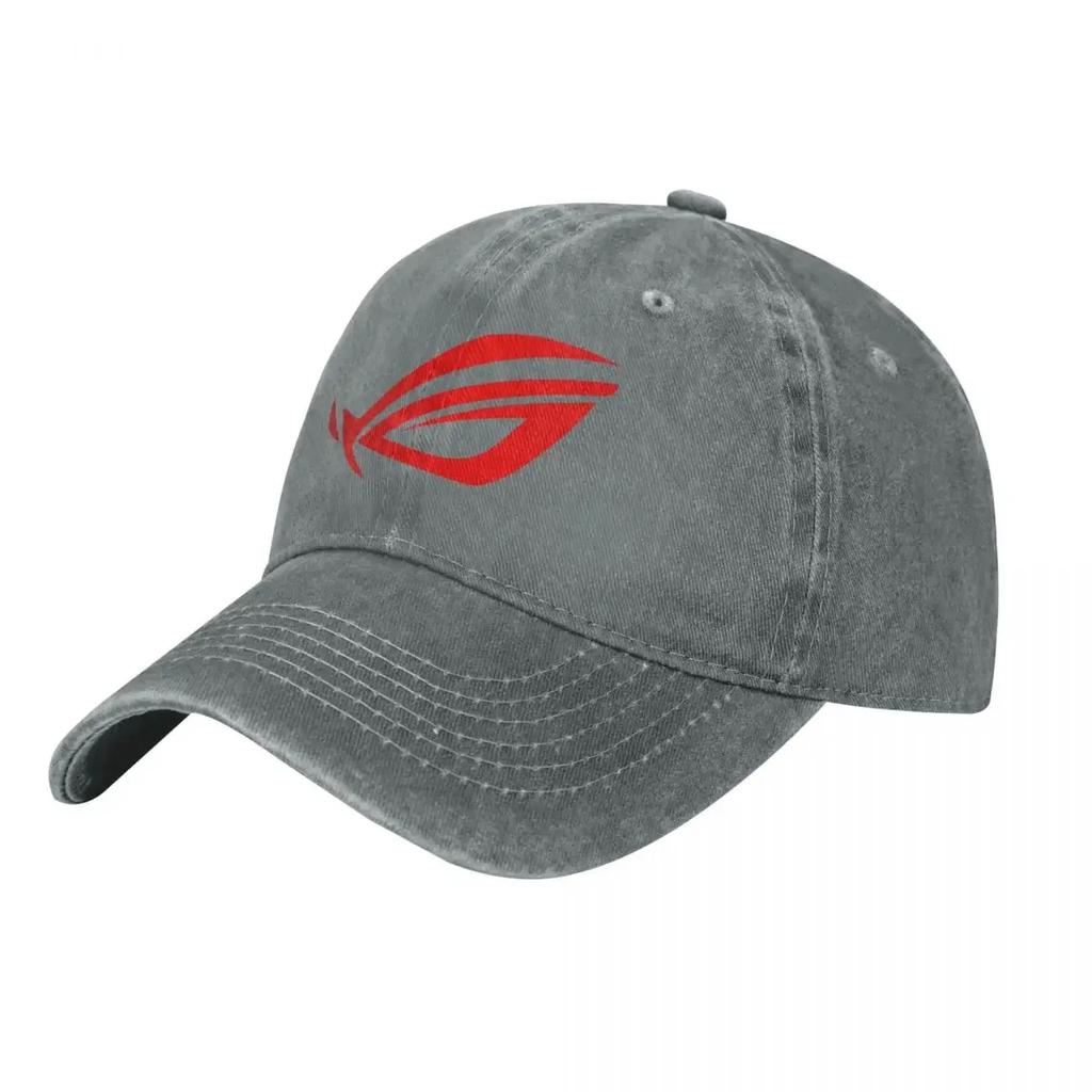 Republic Of Gamers ROG Fashion Baseball Cap Peaked Cap Unisexs Hat Womens Cap Womens Visor