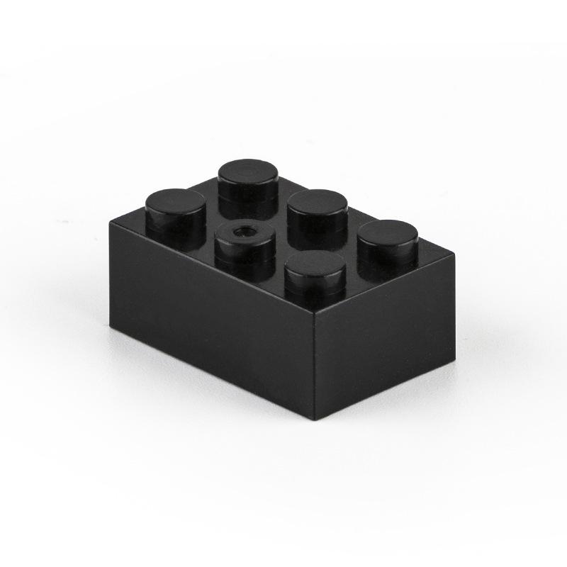 Non-Toxic 10Pcs Building Blocks Diy Thick 2X4 Dots 16Color Bricks Size Compatible With 3002 Kids Toys Educational For Children