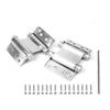 2pcs Double Action Spring Door Hinges Metal Steel Freegate Bar Counter Self-Closing Two-way Door Swing Hinge Adjustable Tension