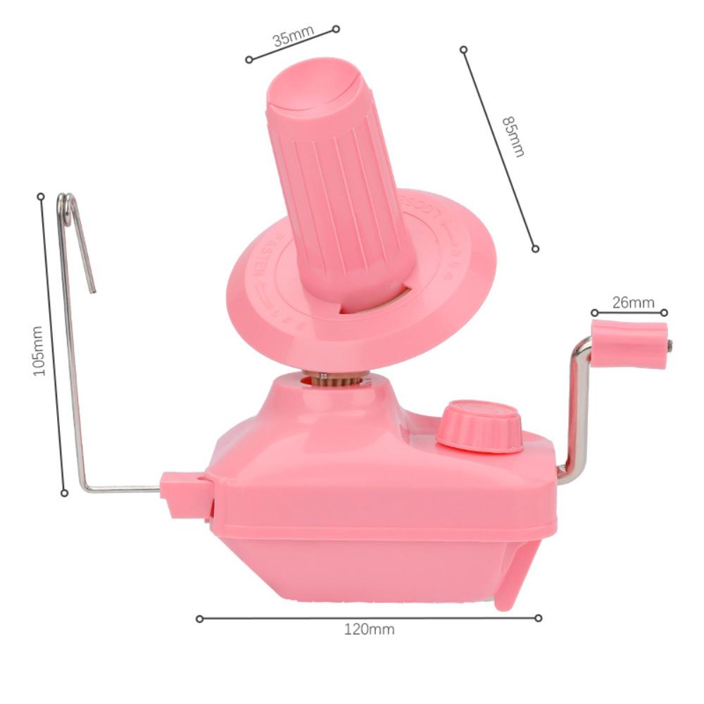 Handbetriebener Garnwickler Fasergarn Wolle Manuelle Handheld Wickelmaschine Schnurball Tragbar für DIY Nähen Herstellen Zubehör