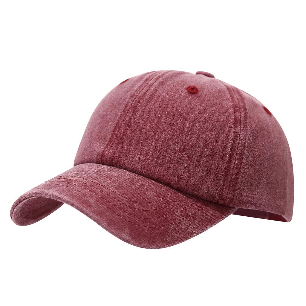Baseball High-Quality Her  Him For Women Men Hat Protection Sun Dad Cotton Soft Adjustable Cap Denim Washed Caps Peaked Hats Trendy Fashionable