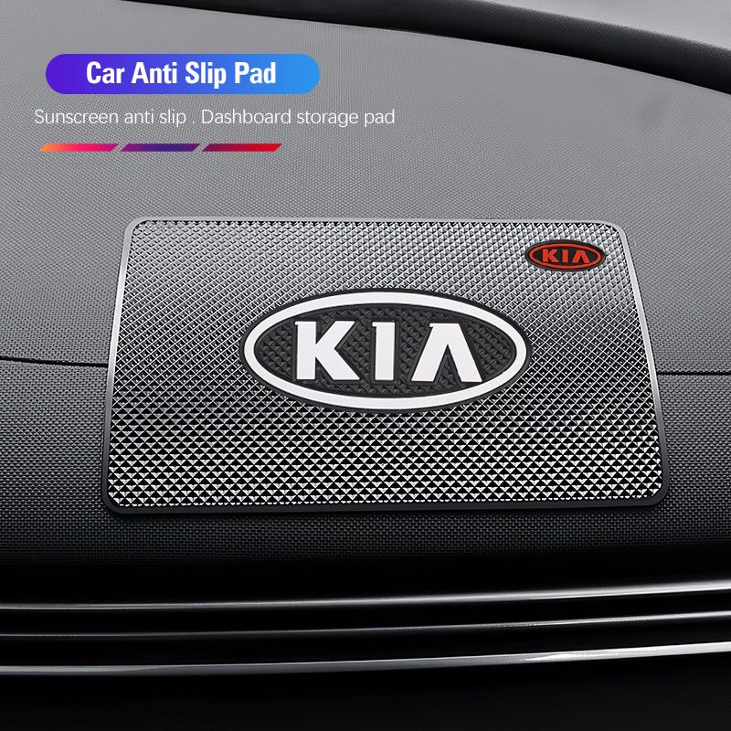Car Dashboard Non-slip Mat Phone Key Storage Pad Car Accessories For KIA K5 K9 Sorento Ceed Sportage Carnival Stinger Forte Niro
