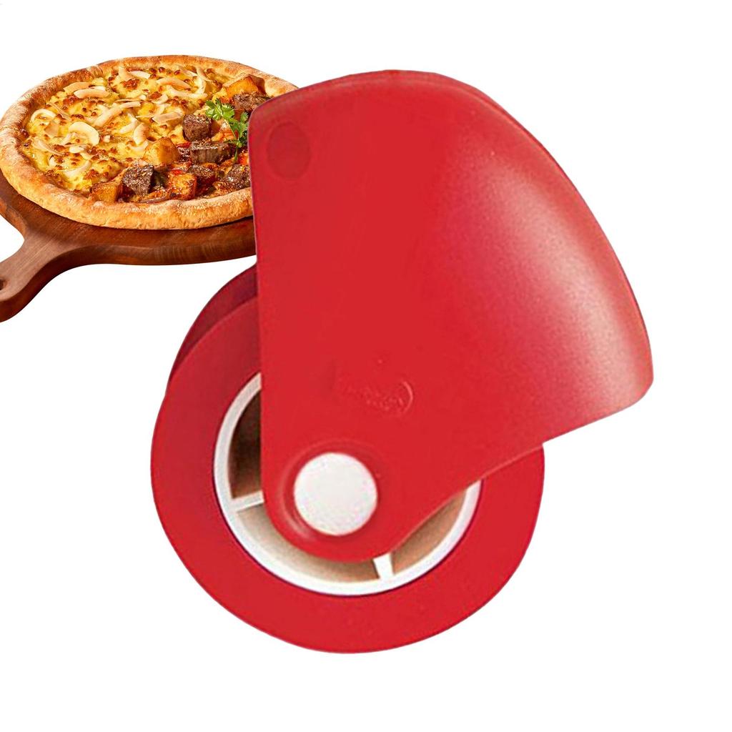 1pcs Multifunctional Kitchen Gadget Dough Roller Cutter with Handle Suitable for Pie Pizza Manual Twist Wheel Pasta Cutter