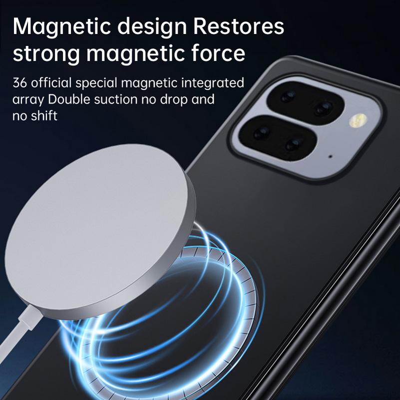 Schlanke Randlose Hautgefühl Dünne Magnetische Ring Hülle Für Google Pixel 10 Pro Fold pixel9 pro fold pixel fold Kamera Schutz Hülle