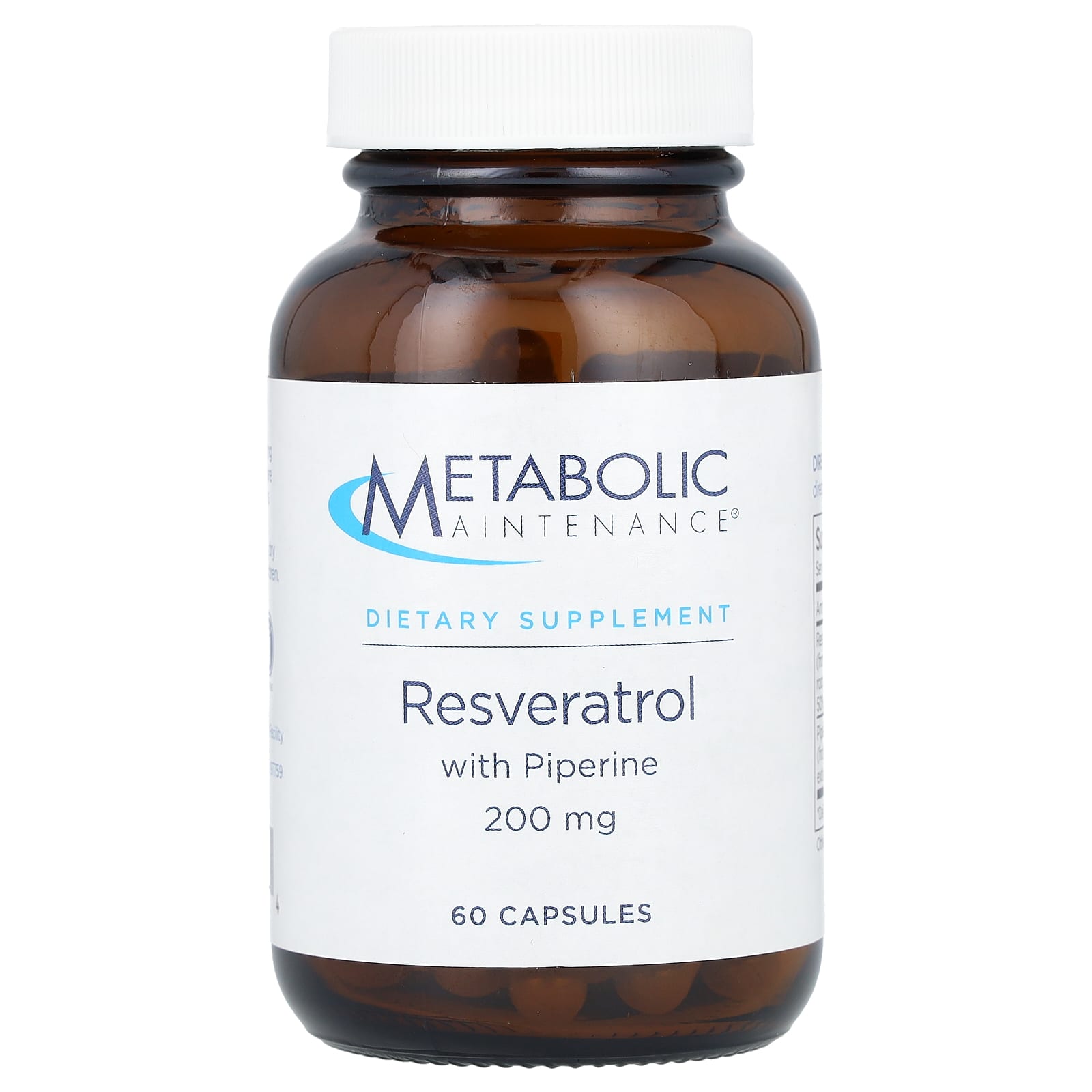 

Resveratrol with Piperine, 200Mg, 60 Capsules
