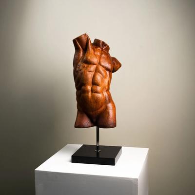 Sztuka Abstrakcyjna Rzeźba Postaci David Brokeback Postać Ludzka Męskie Ciało Ciało Ludzkie Figurki Dekoracyjne Akcesoria do Dekoracji Domu