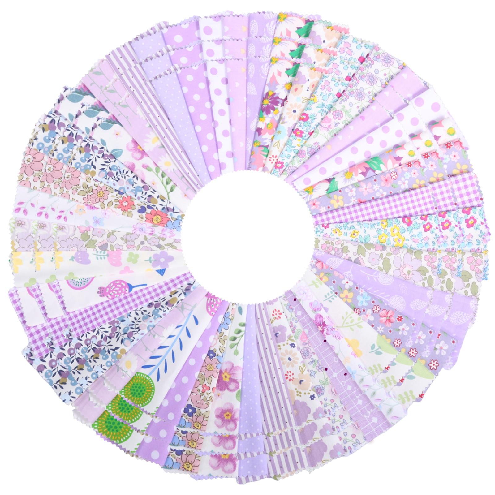 

126/200Pcs Quilting Patchwork Cotton Fabric Pack 5x5Inch Multipurpose Quilting Fabric Squares Soft Charm Fabric for Sewing Craft M