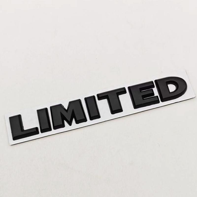 3D Metal Car Letters Logo LIMITED Rear Trunk Badge Sticker Emblem For JEEP Grand Cherokee Overland Compass Wrangler Accessories