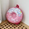 Cute Pattern Cartoon Donut Shaped Large Capacity Children Backpack For School