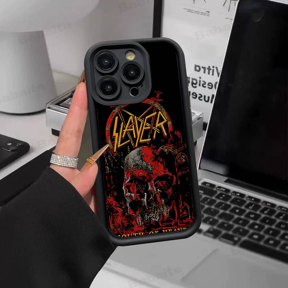 S-Slayers Band Phone Case For IPhone 17 16 15 14 13 12 11 Pro Max Anti Drop Soft Cover