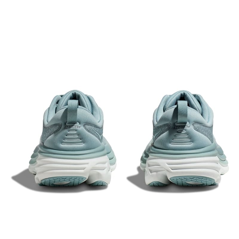 HOKA Bondi 8 Blue Ice Flow Women Sneakers Cloud-Blue 1127952-CBIF