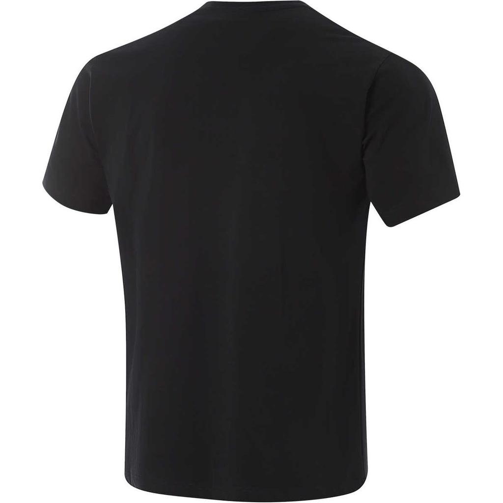 Li Ning CBA Series Sichuan Team Comfortable Casual Simple Round Neck Short Sleeve T-Shirt Men T-Shirts Black AHSUB59-1