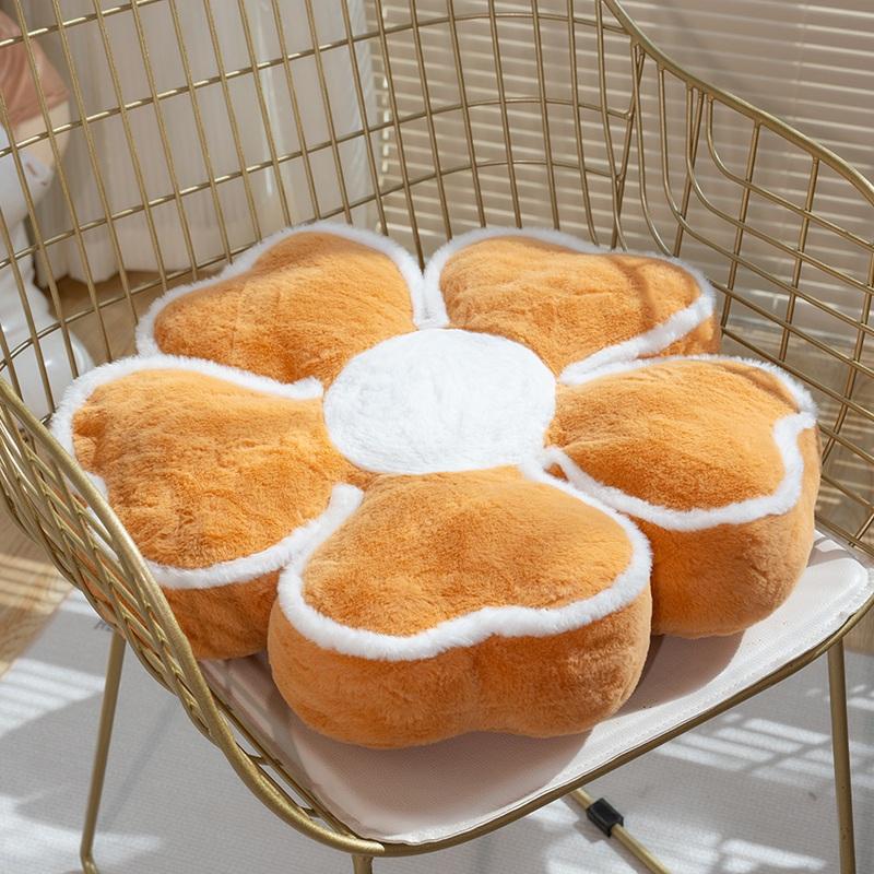 Flowers Plush Pillow Plant Petal Cushion Stuffed Toys Sofa Bed Sleeping Back Cushion for Girl Home Decor Gift