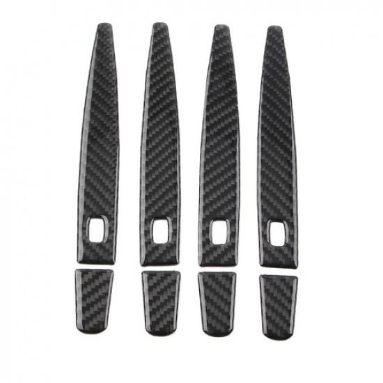 8x Outer Car Door Handle Cover Trim Black For Chevrolet Equinox 2018-