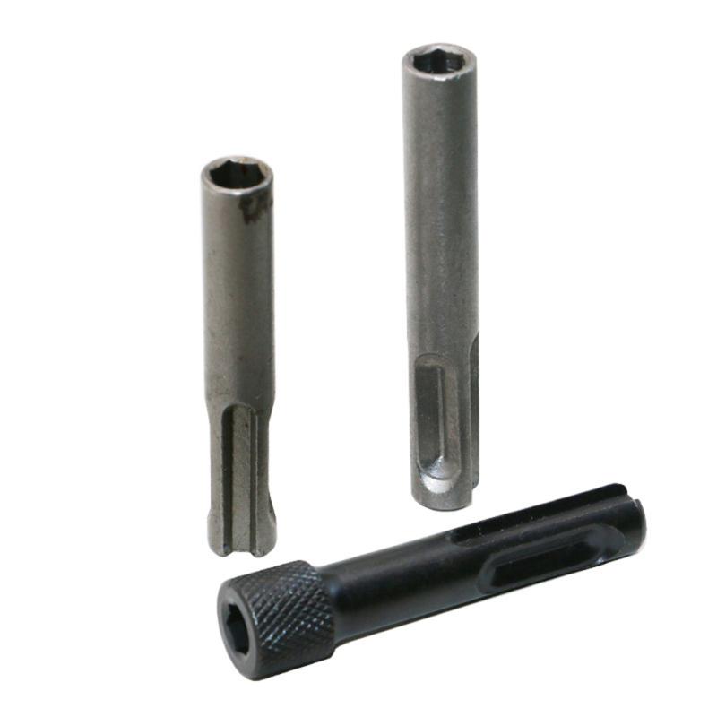 3pcs Electric Hammer Conversion Connecting Rod Sleeve Sds Inner Hexagon Converter Impact Drill Head