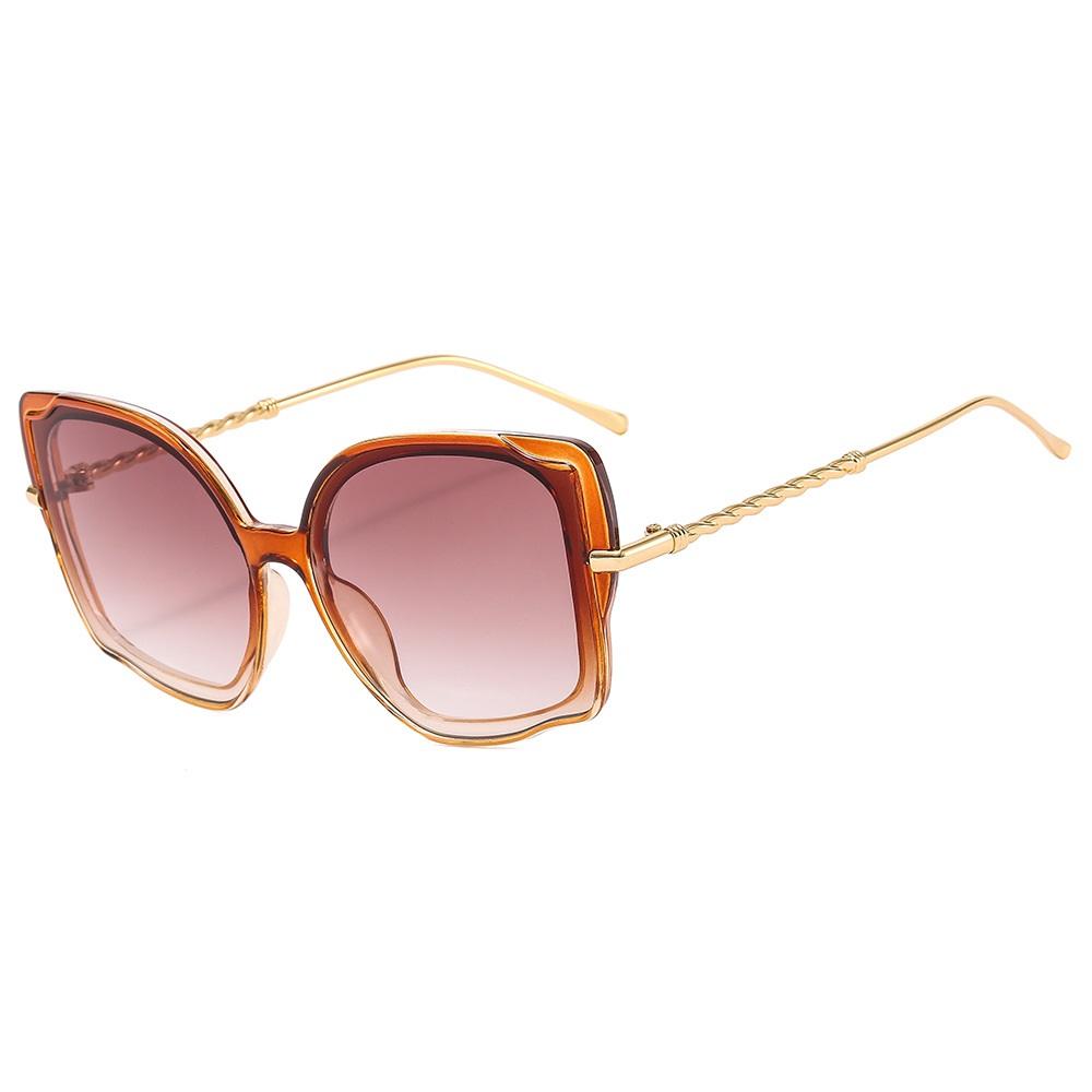Fashion Cat Eye Sunglasses Women Luxury Designer UV400 Protection Trendy Sun Shades for Ladies High Quality Eyewear