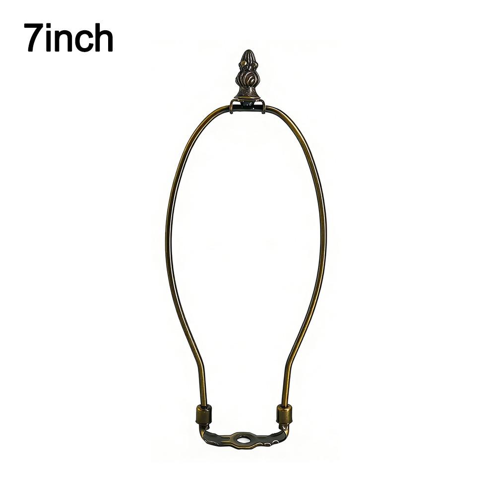 Decorative Bronze Finish Lamps Harp Kit Standard DIY Lamp Shade Holder Universal Shade Bracket Table Lamp