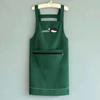 Fashionable Waterproof Kitchen Apron for Men & Women - Cute Oil-Proof Bib with Logo