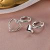 Sweet Heart Sølv Hoop Øredobber Anheng Stiftøredobber Klemmer Ørestikker Klemme Øredobb Smykker For Kvinner Jente Øredobb Gave