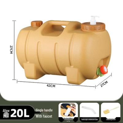 ZISIZ Outdoor Food Grade Water Storage Bucket with Faucet