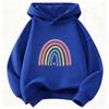 Kawaii Graphic Tęcza Bluza z Kapturem Dzieci Dziecięca Bluza Śliczna Harajuku Bluza z Kapturem dla Chłopców Dziewcząt Jesień Zima Codzienne Bluzy z Kapturem