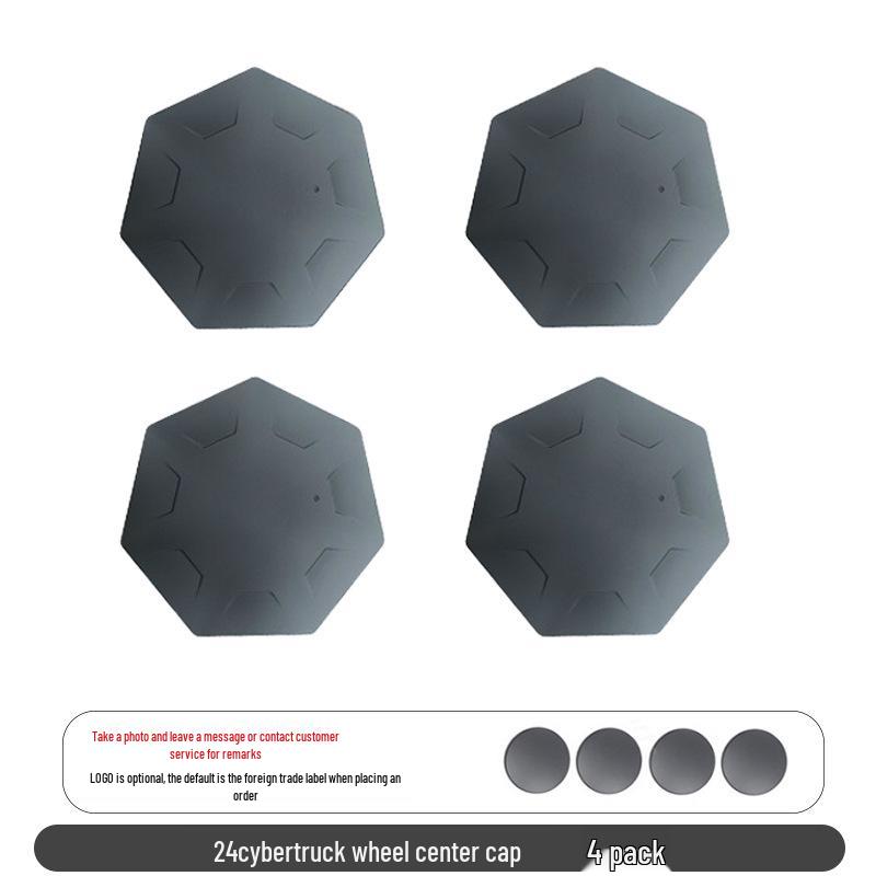 Cybertruck Wheel Center Cap Screw Cover - Modified Car Accessory for 24 Models