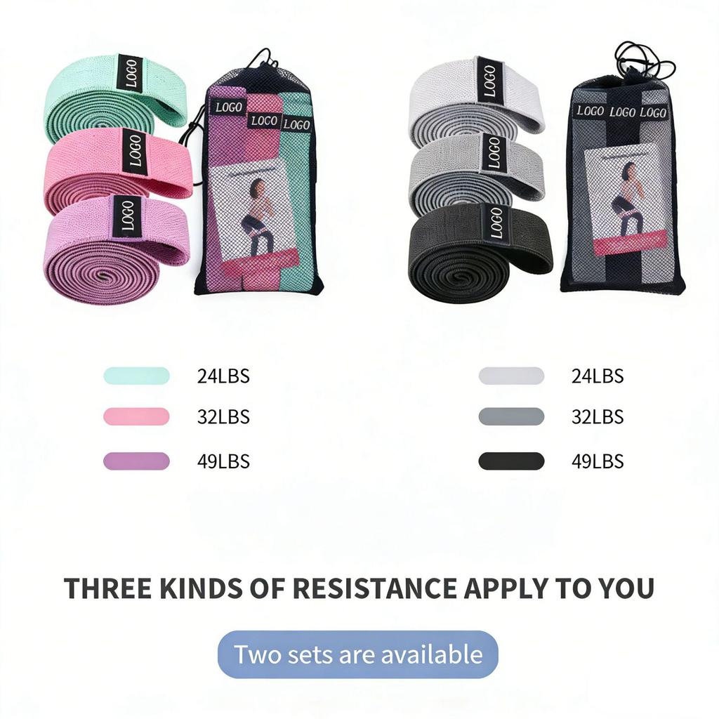 Outdoor Resistance Bands for Squats, Glute Lifts, Yoga, and Stretching