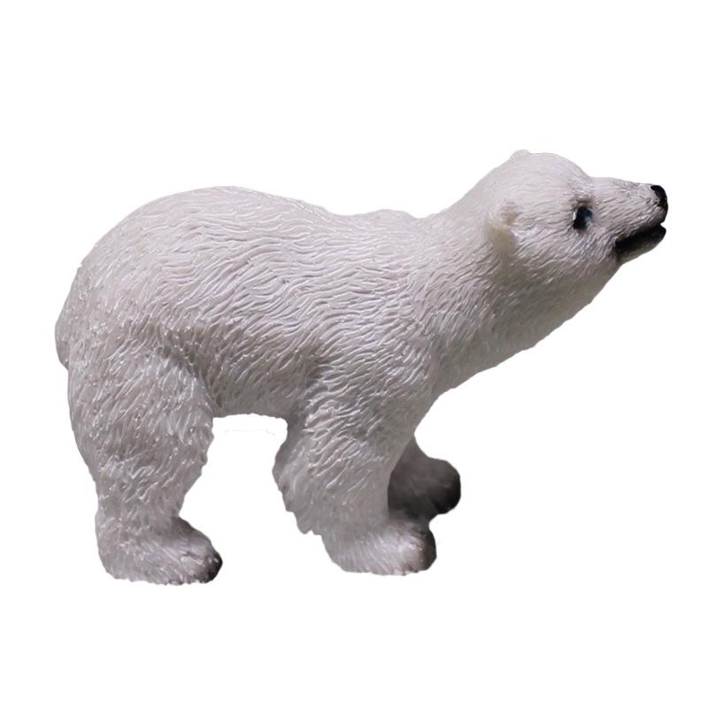 Cute Polar Bear Resin Ornaments for Garden and Succulent Decor