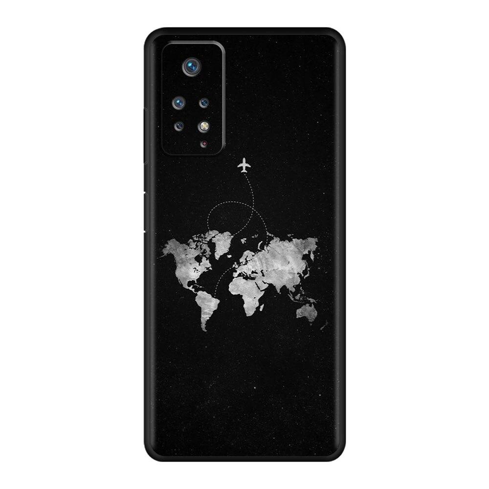 

Телефон принципиально роскошный популярный дизайн карты самолетов противоударный смартфон для Redmi 9A 7 K40 9T 10 9 9S 11 Pro 9C 8 10C 8T K50 Redmi K50