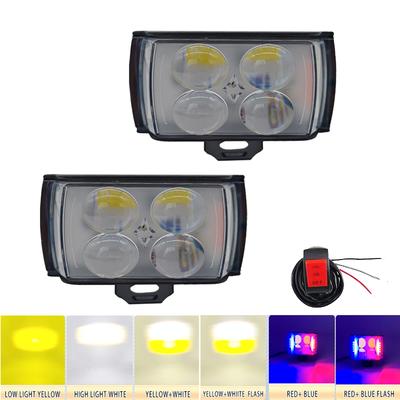 Motorrad LED Blinker Scheinwerfer Linse Scheinwerfer Fahrlicht Fernlicht Abblendlicht Fahrlicht Zusatz Nebelscheinwerfer für LKW SUV ATV Roller