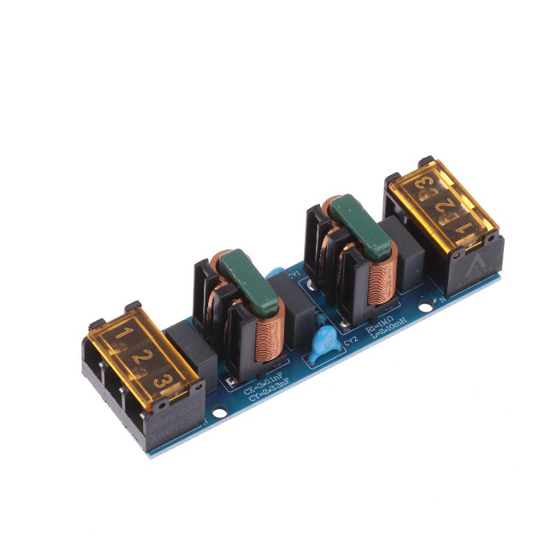 6A 25A Emi Filter Power Filter Board High-Frequency Two-Stage Power Low-Pass Filter Board Emc Audio Amplifier Purifier