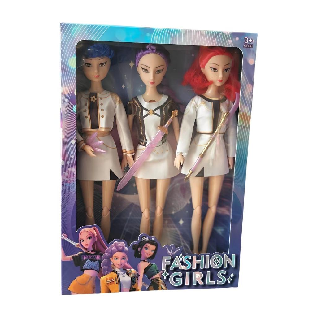 NEU Neues Puppenspielzeug Beliebter Anime Kpop Teufelsjäger Action-Puppe Rumi Mila Zoe Plastikpuppe DIY Spielzeug Mädchen Festival Geschenk