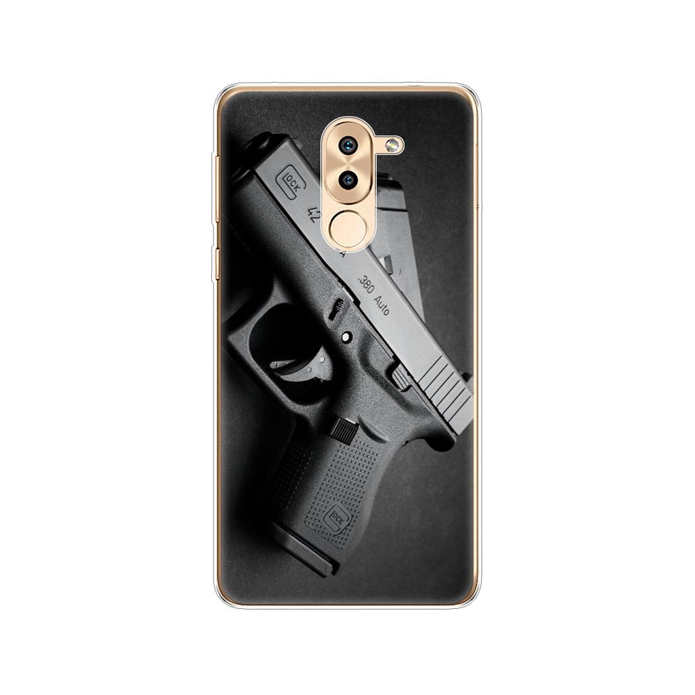 Phone Case for Huawei Honor 6X Soft Tpu Silicon Back Cover 360 Full Honor 6x Covers Protective Printing Transparent Clear Coque