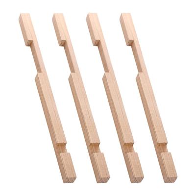 4 Pack Beehives Entrance Reducer Wood Hive Entrance Protector Beekeeping Beehives Frame Entrance Reducer for Beekeeping