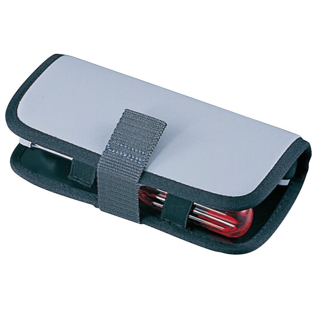 HOZAN W-510 Socket Wrench Set, 6.3mm (1/4") Socket Drive, 10 Sizes from 4mm To 12mm, Includes Soft Case To Reduce Tool Vibration and Friction