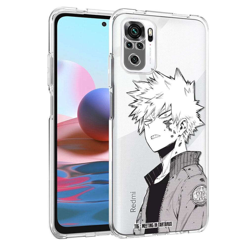 

Прозрачный чехол для Xiaomi Redmi Note 10 9S 9 8 Pro 10S 7 9C 8T 9A K40 9T 7A 8A силиконовый чехол для телефона Bakugou Katsuki Capa Redmi K40