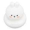 Bunny Night Light 100mAh Rechargeable Baby Night Light Magnetic Rabbit Silicone Night Lamp for
