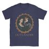 ZX Vintage Outlander Jamie and Claire TShirt for Men O Neck Cotton T Shirt  Short Sleeve Tee Shirt Plus Size Tops