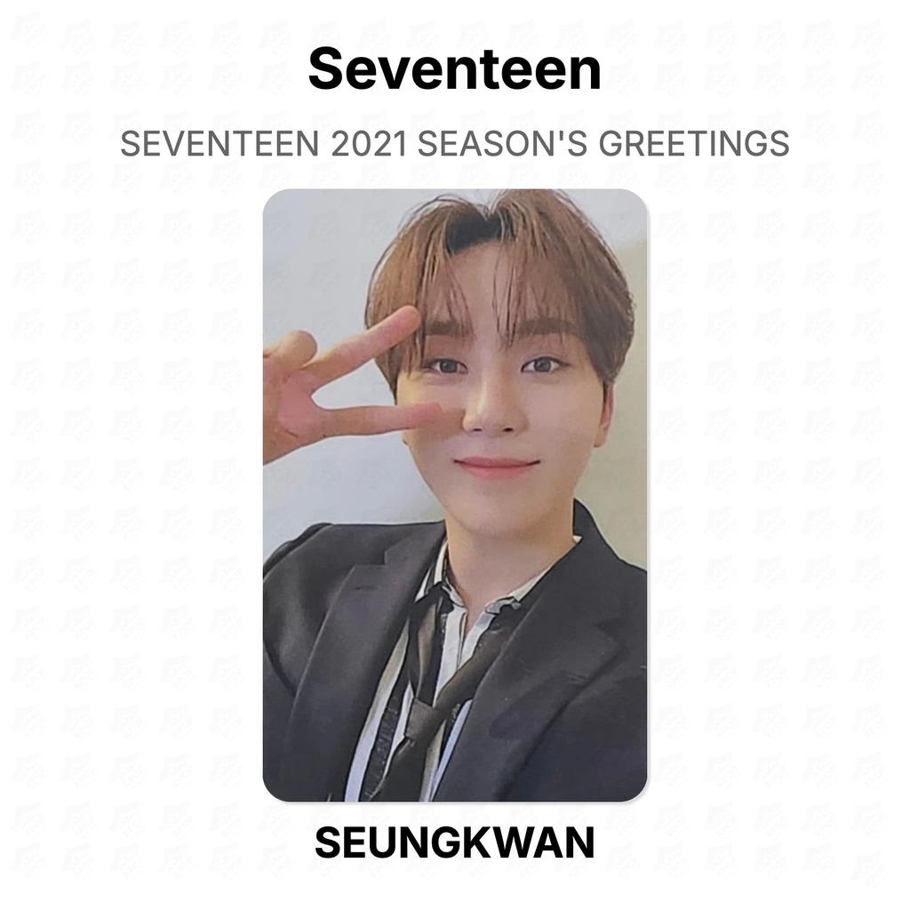 Seventeen SAISONGRÜSSE 2021 Offizielle Fotokarte